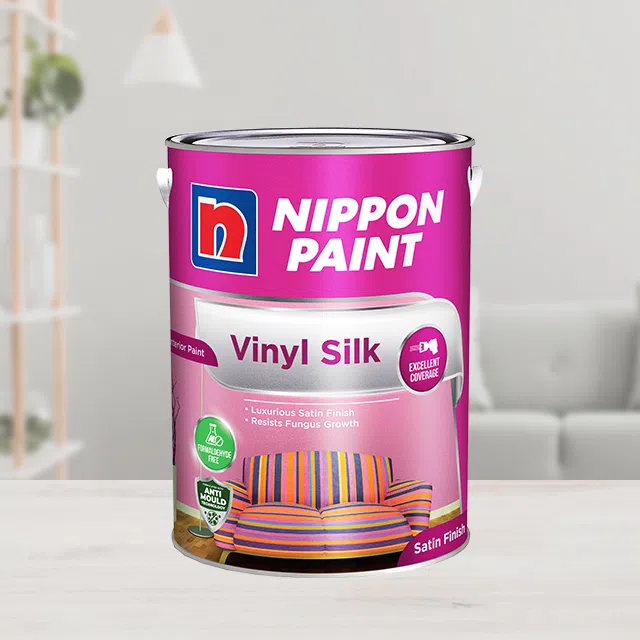 Nippon Vinyl Silk sheen paint by Pico X Health Singapore